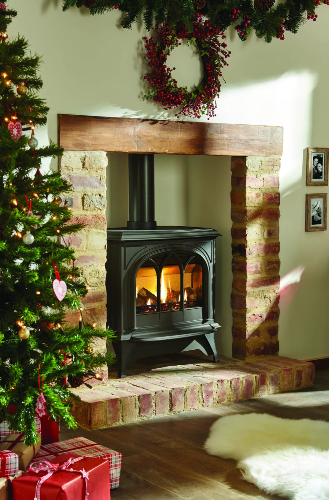 Gazco Huntingdon 40 Tracery Conventional Flue LPG Stove