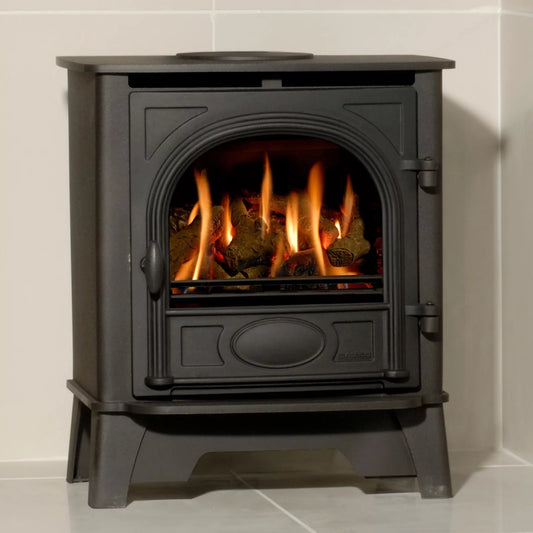 Gazco Stockton 5 Log Effect Balanced Flue Natural Gas Stove