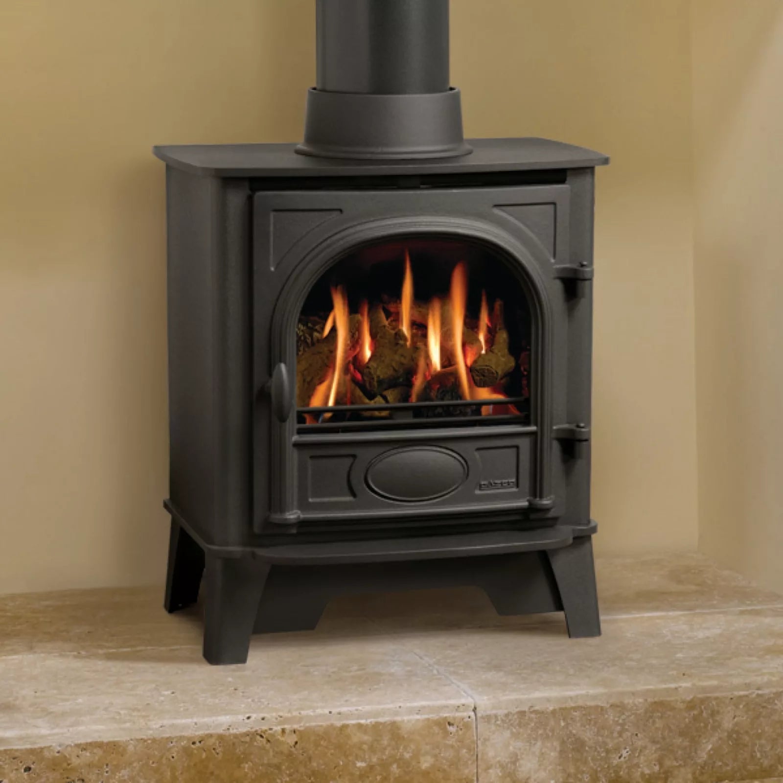 Gazco Stockton 5 Log Effect Balanced Flue Natural Gas Stove