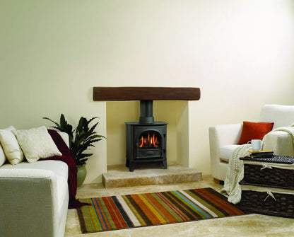 Gazco Stockton 5 Log Effect Balanced Flue Natural Gas Stove
