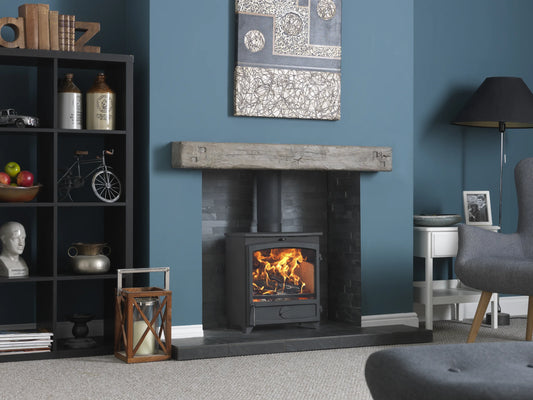 Charlton & Jenrick Go Eco Plus Wide 5kw Multifuel Stove