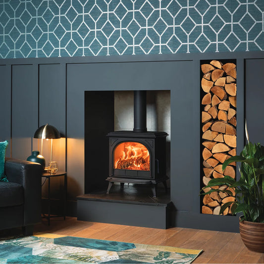 Stovax Huntingdon 30 Clear Door Wood Stove