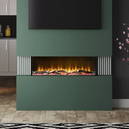 Flare Invision 1000 3-Sided Electric Fire