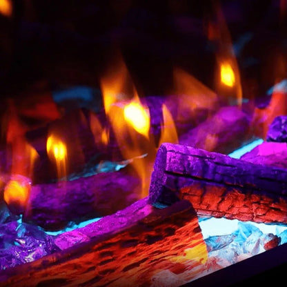Iconic Landscape Electric Fire Flame Colour