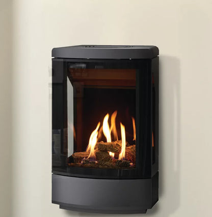 Gazco Loft Log Effect Conventional Natural Gas Stove