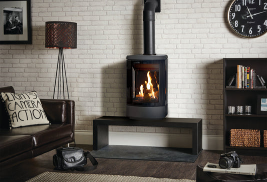 Gazco Loft Log Effect Balanced Flue LPG Stove