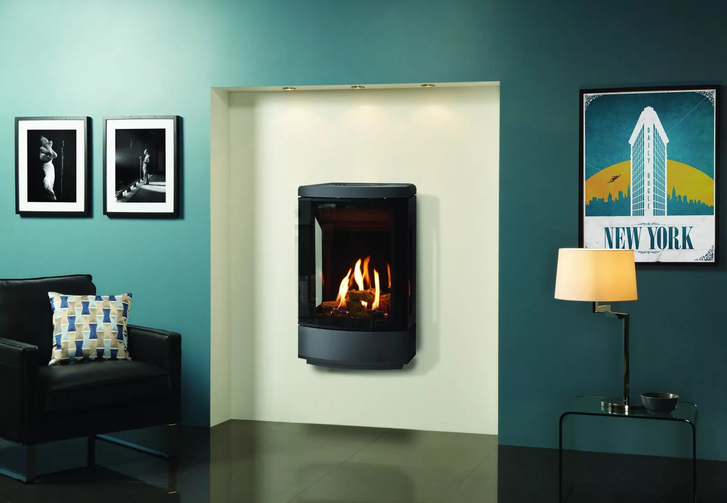 Wall Mounting Kit for the Gazco Loft Gas Stoves