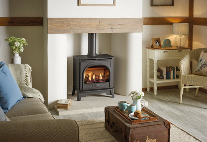 Gazco Stockton2 Medium Log Conventional Natural Gas Stove