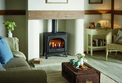 Gazco Stockton2 Medium Log Conventional Natural Gas Stove