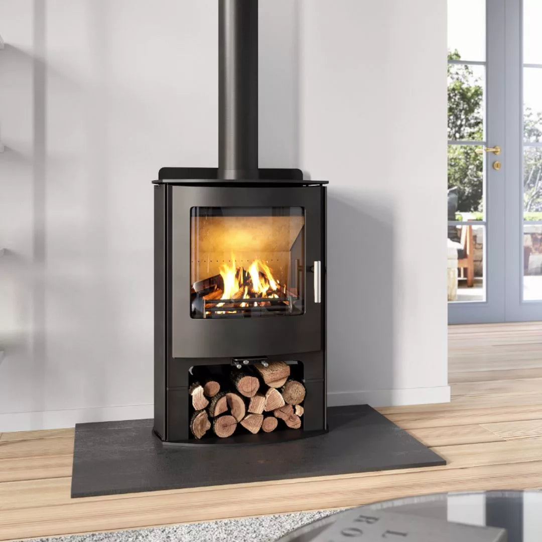 Mendip Churchill 5 Log Store DC SE Convection Multifuel Stove