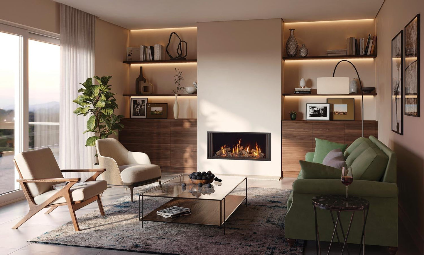 Gazco Onyx Avanti 85 Natural Gas Fire