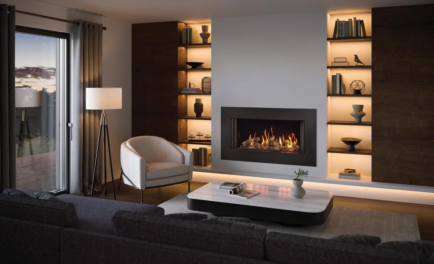 Gazco Onyx Avanti 85 Balanced Flue LPG Fire