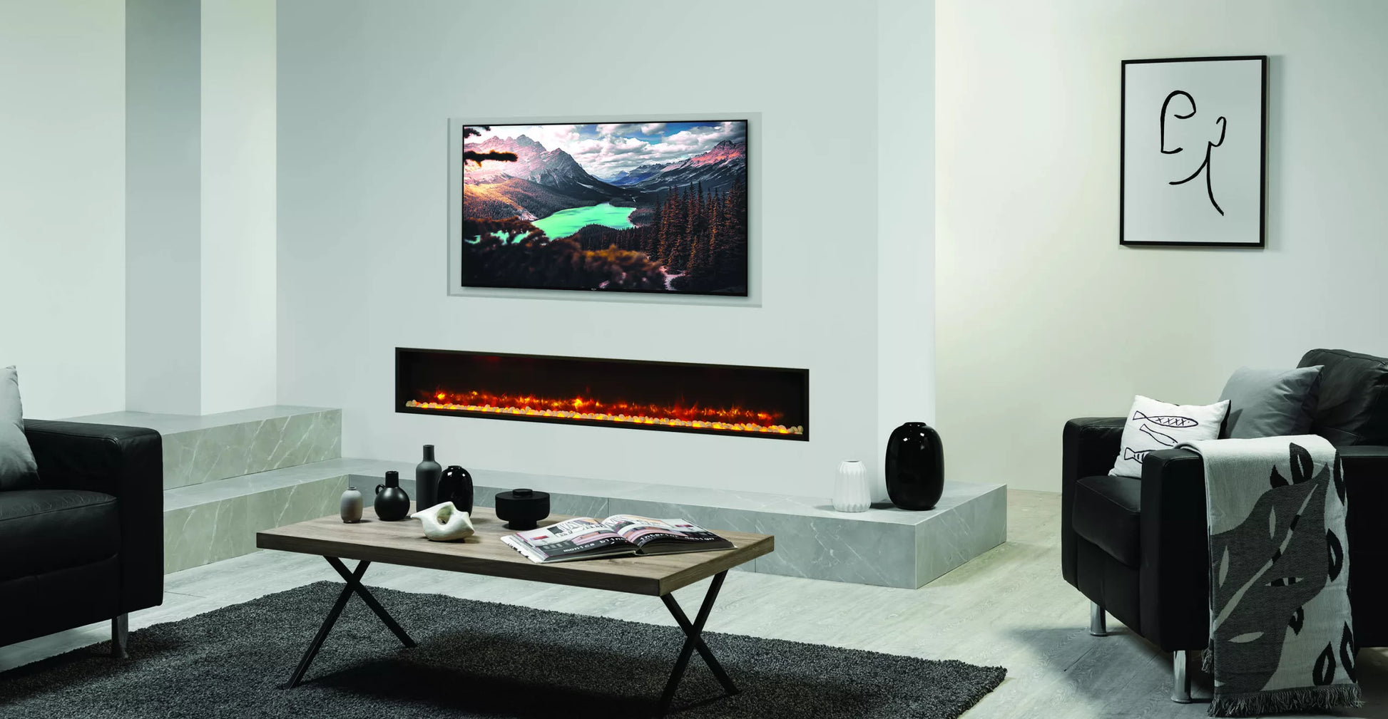 Gazco Radiance 195R Edge Inset Electric Fire