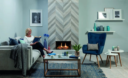 Gazco Riva2 600 Ledgestone Balanced Flue Natural Gas Fire