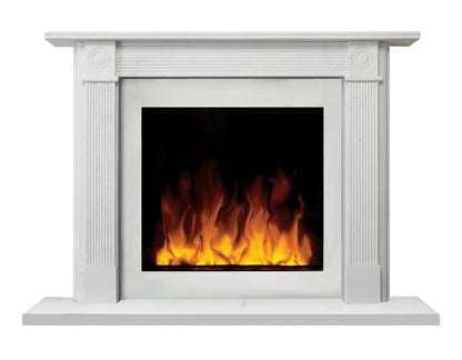 Gazco Georgian Roundel Limestone Mantel