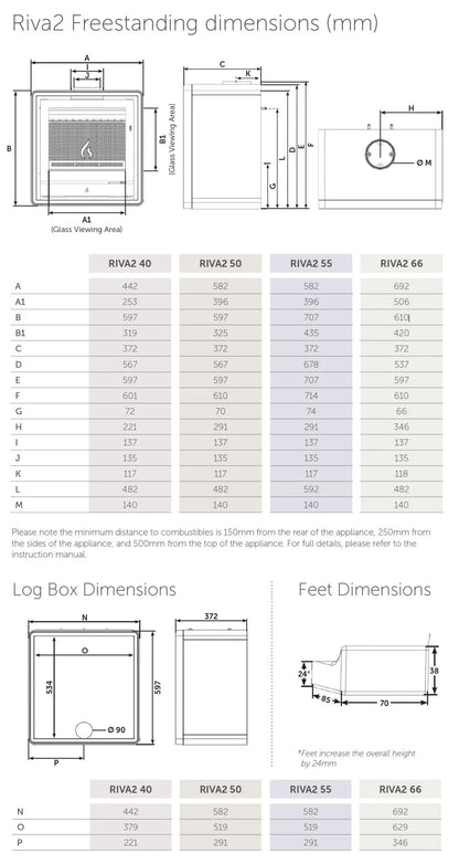 Stovax Riva2 50 Wood Stove