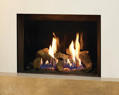 Gazco Riva2 500 Black Glass Conventional Flue Natural Gas Fire