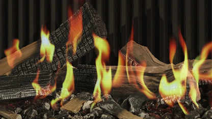 DRU Virtuo 100/2 Evolve Electric Fire - Close up of the flame effect