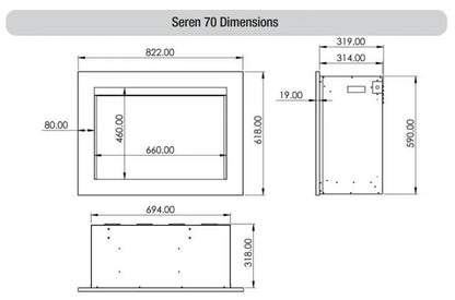 Dimensions of the ACR Seren