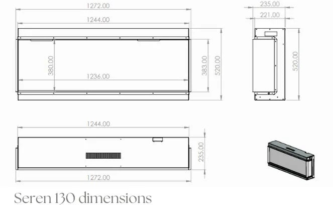ACR Seren 130 Dimensions