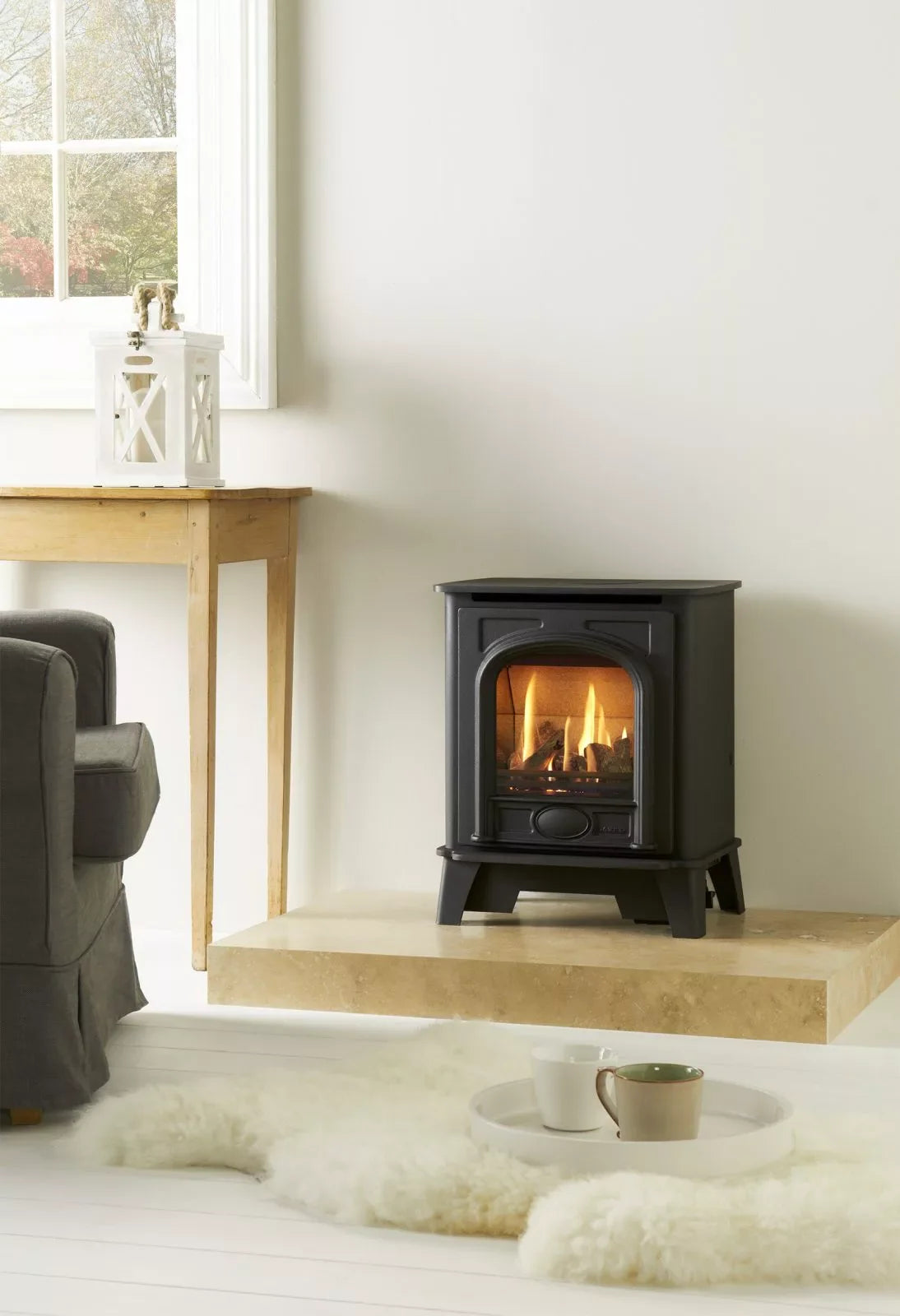 Gazco Small Stockton 2 Conventional Flue Natural Gas Stove