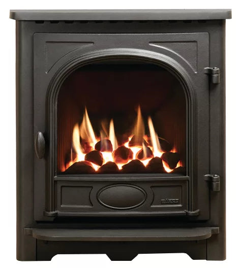 Stockton Inset Front in Matt Black Finish