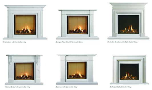 Gazco Cavendish Bolection Marble Mantel