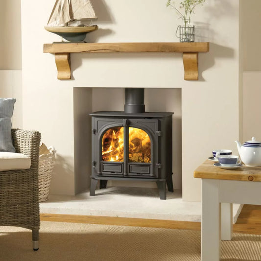 Stovax Stockton 8 Double Door Wood Stove.