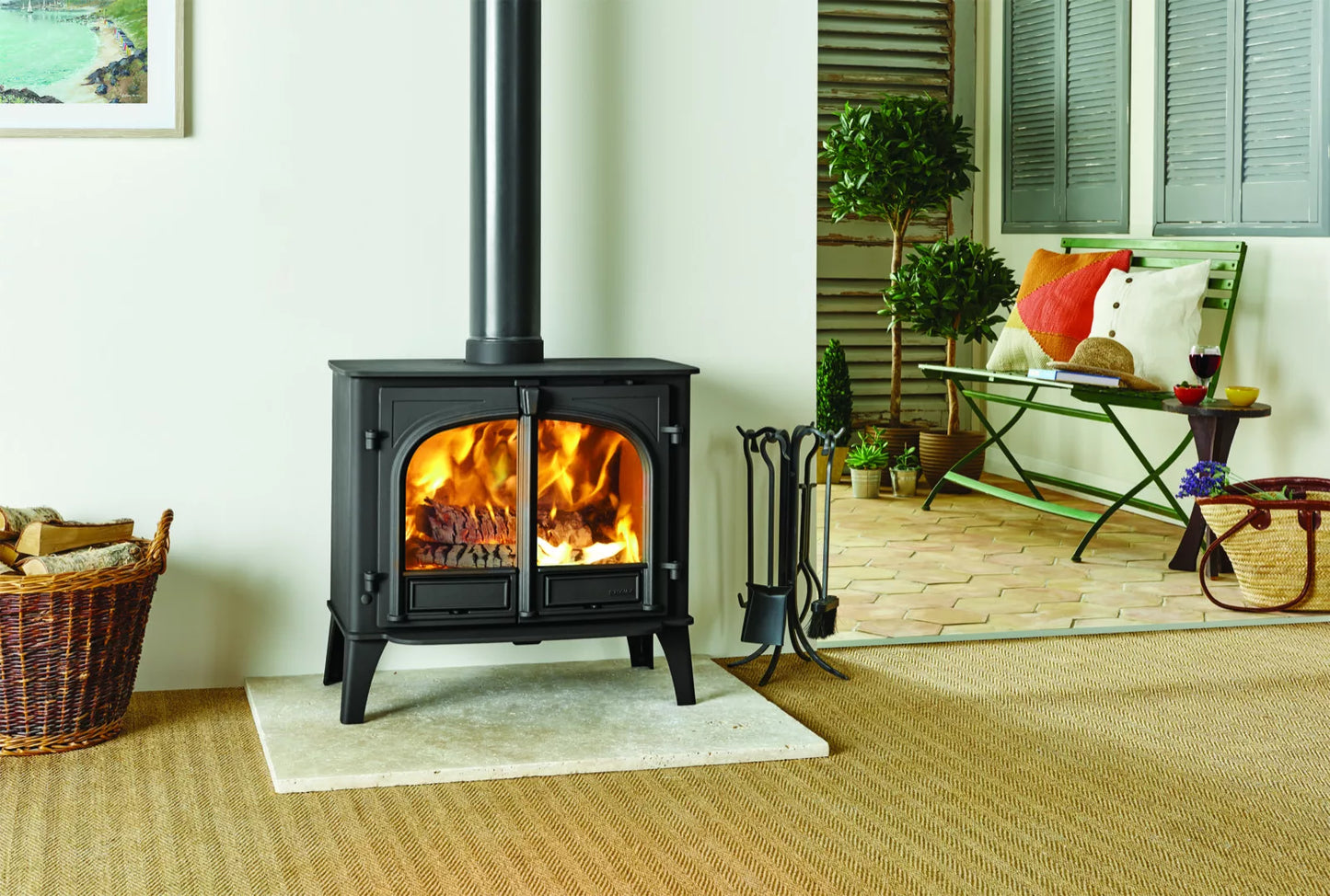 Stovax Stockton 11 Wood Burning Two Door Stove 