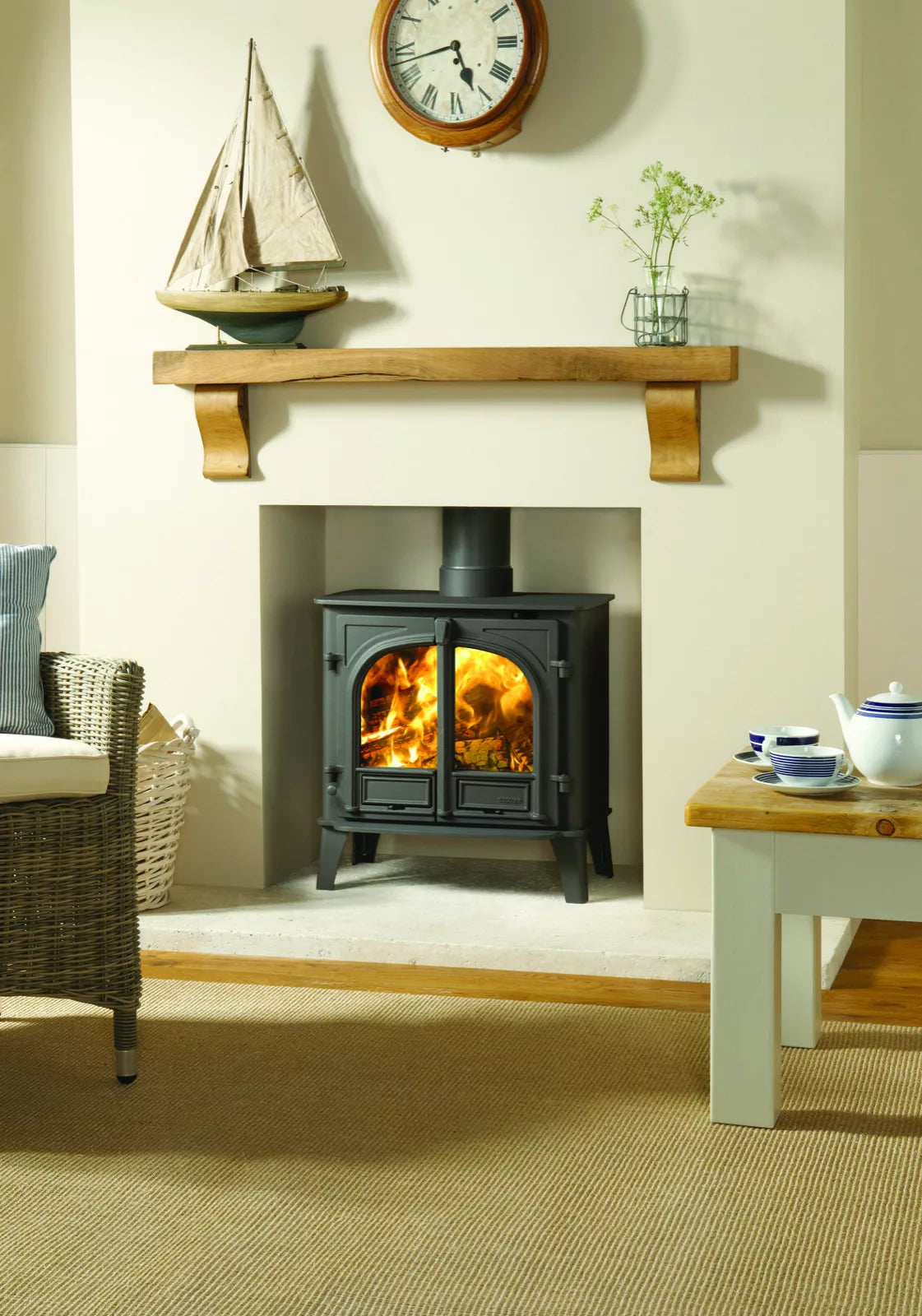 Stovax Stockton 8 Multifuel Two Door Stove