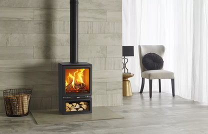 Stovax Vogue Medium Wood Burning Stove with Cast Iron Top Plate