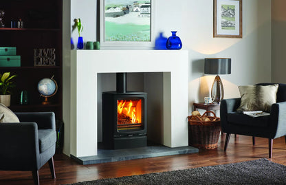 Stovax Vogue Midi Wood Burning Stove with Cast Iron Top Plate