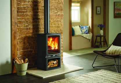 Stovax Vogue Midi Wood Burning Stove with Cast Iron Top Plate