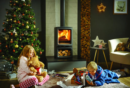 Stovax Vogue Midi Wood Burning Stove with Cast Iron Top Plate