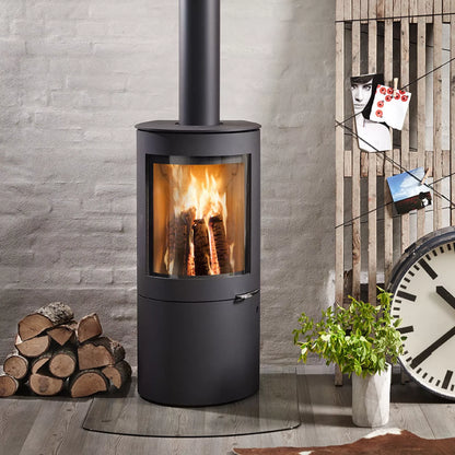 Westfire Uniq 26 SE Convection Wood Burning Stove in Black