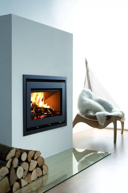 Westfire Uniq 32 Inset Wood Burning Stove with Narrow Frame 