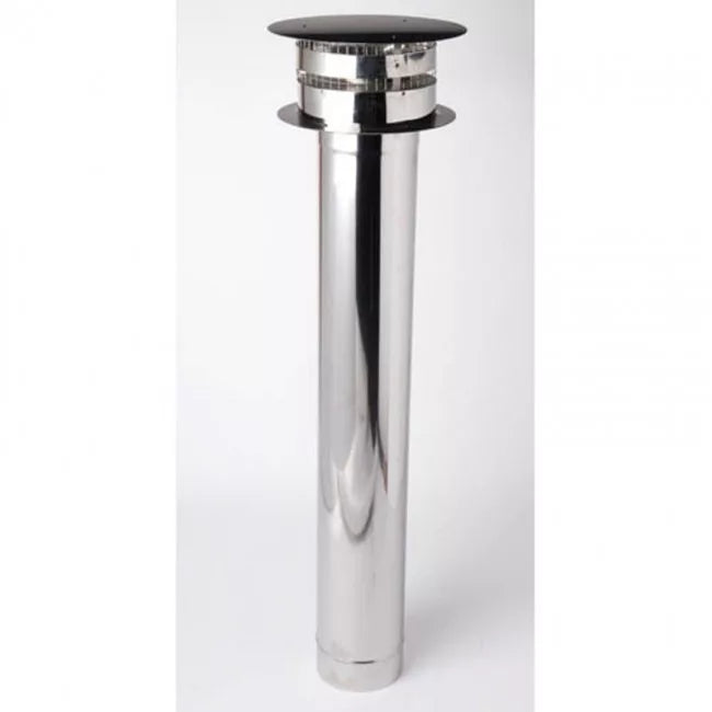 Gazco Balanced Flue Stainless Steel Vertical Flue Terminal (Roof)