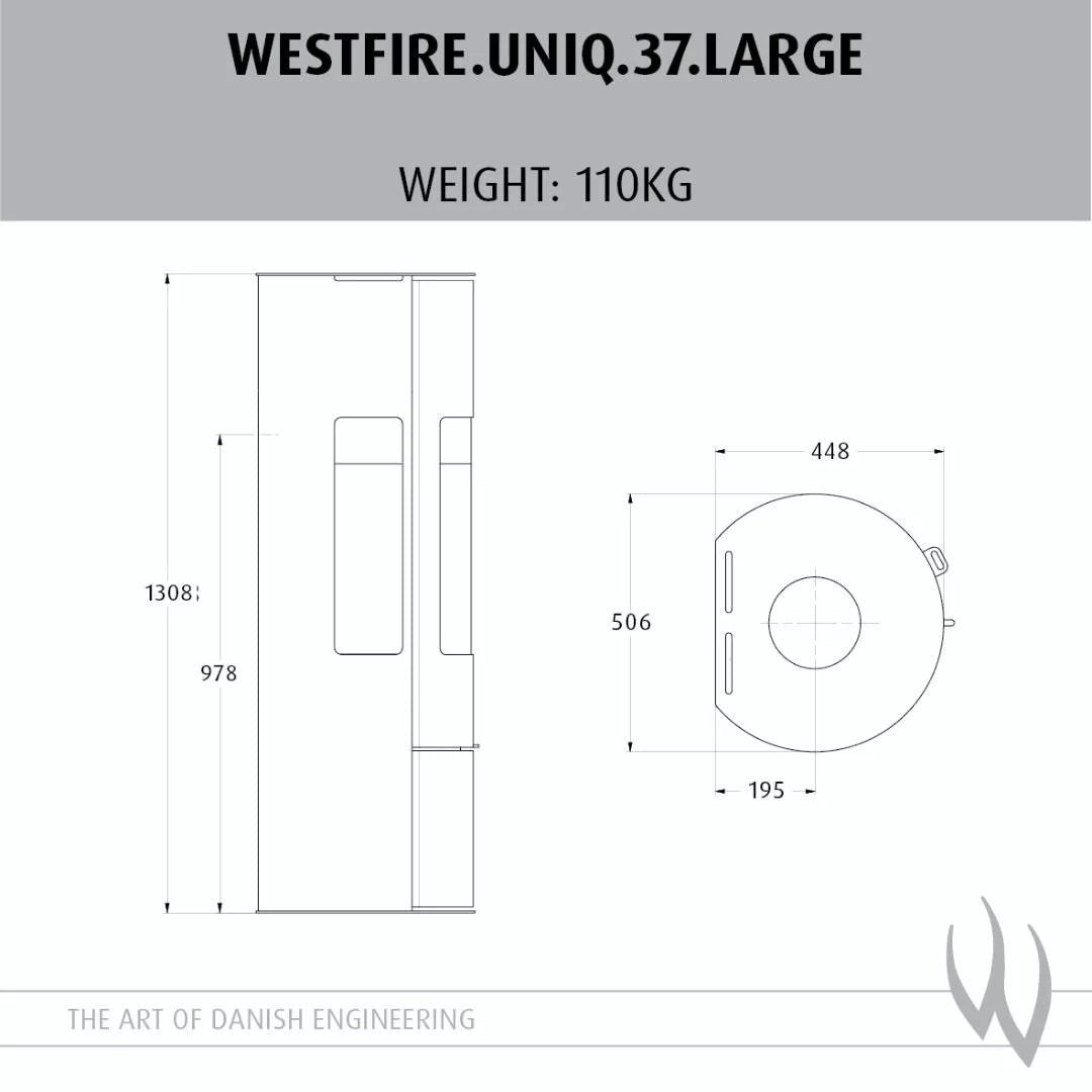 Westfire Uniq 37 Large Dimensions