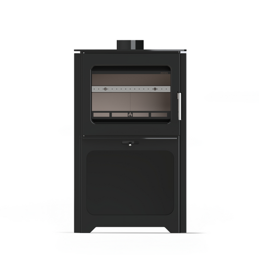 Woodbridge 5 Logstore Convector Sides Stove