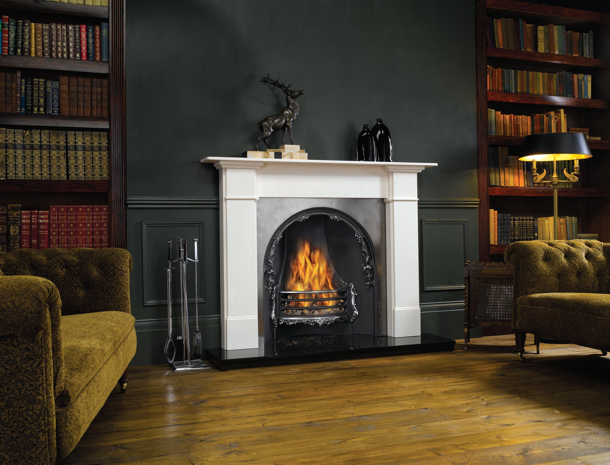 Gazco Claremont Limestone Mantel