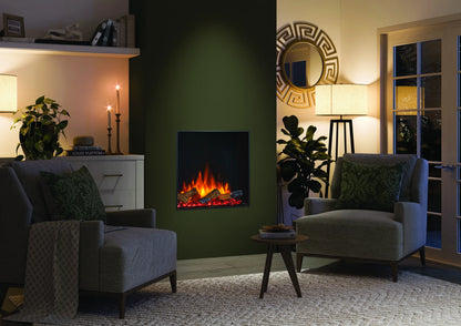 eReflex 55RW with Oak Log-effect shown as single-sided installation