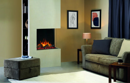 eReflex 55RW with log Fuel Effect Shown as 2 sided installation_ER5503