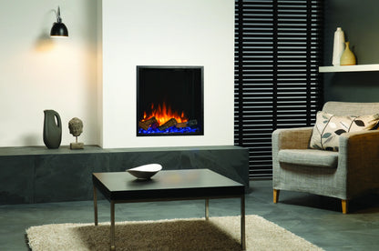 eReflex 55RW with log Fuel Effect Shown as Inset installation_ER5505