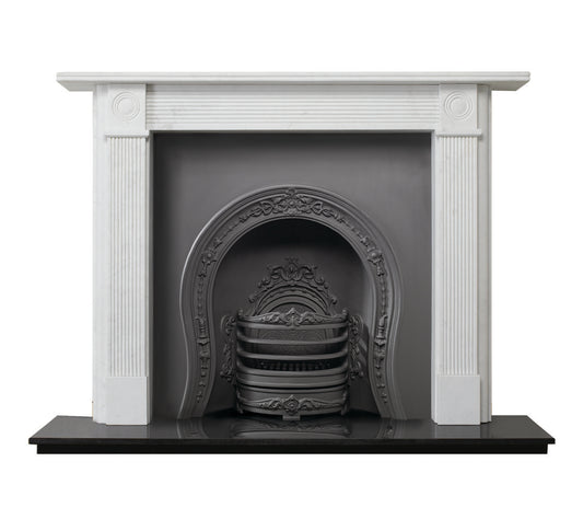 Gazco Georgian Roundel Limestone Mantel