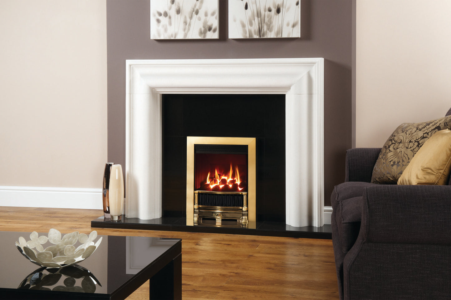 Gazco Grafton Limestone Mantel