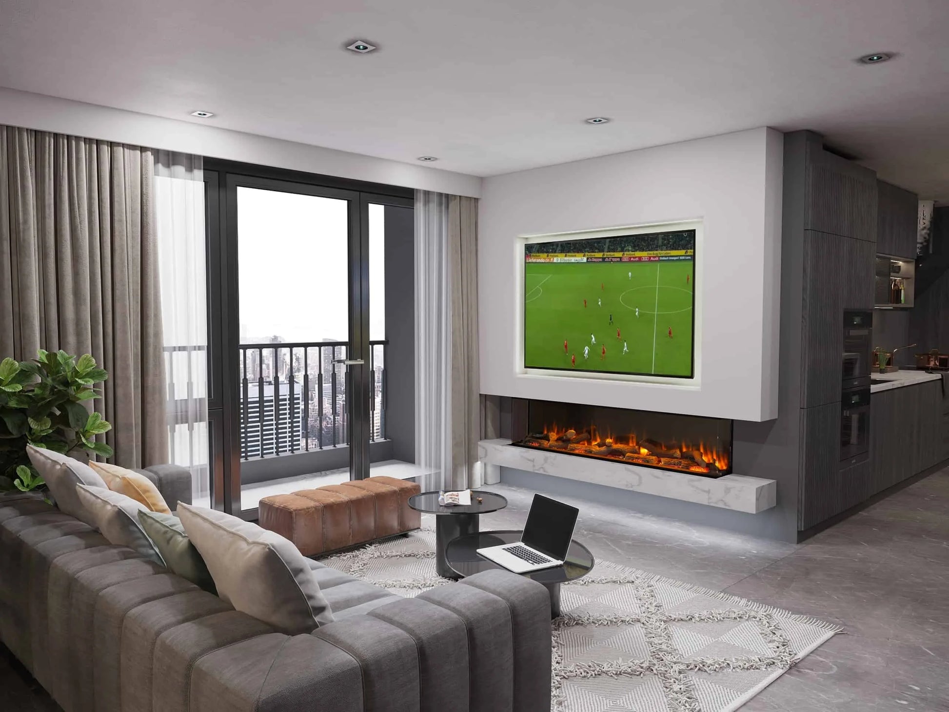 Charlton & Jenrick i1500e Deep Electric Fire