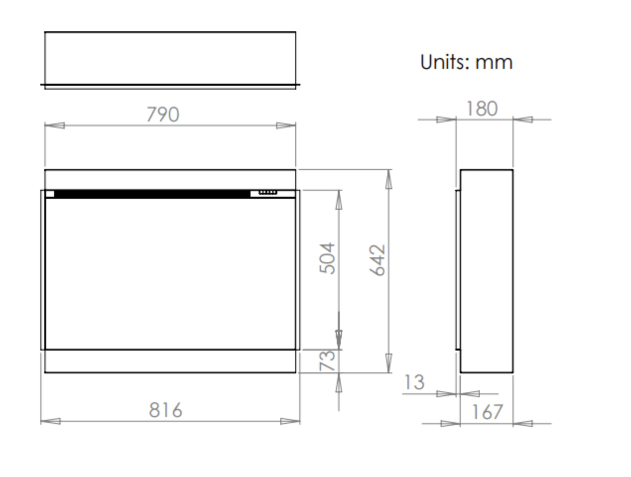 Charlton & Jenrick i790e Slimline Electric Fire