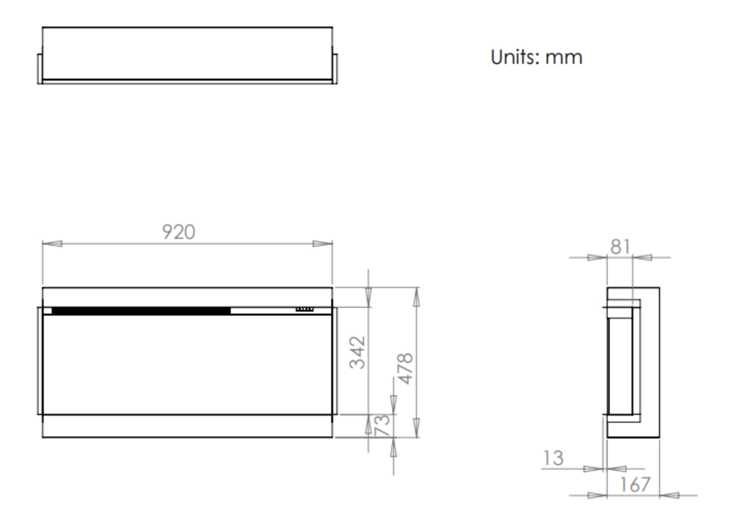 Charlton & Jenrick i920e Slimline Electric Fire