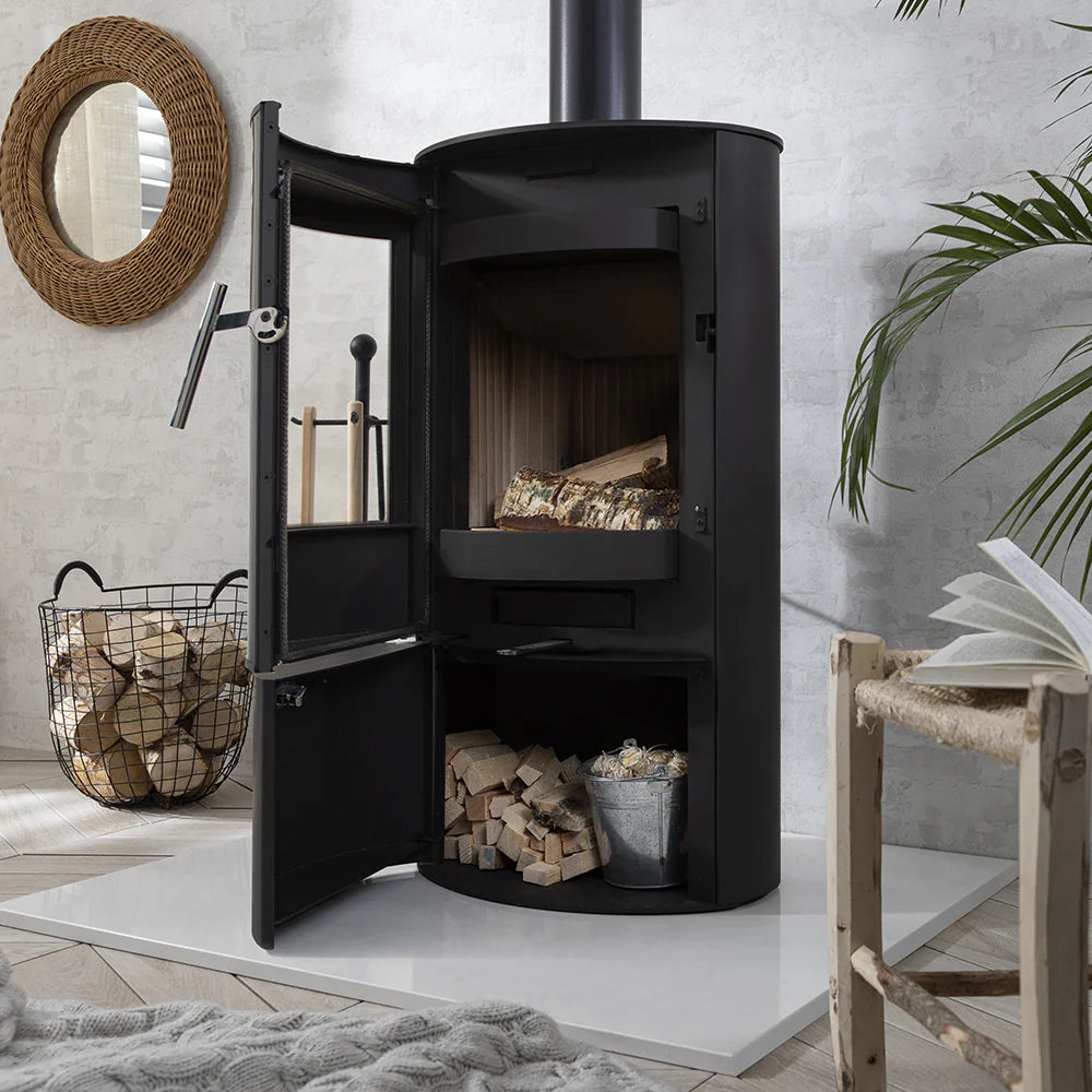 Arada Lagom Black Steel (Series 2) Wood Burning Stove