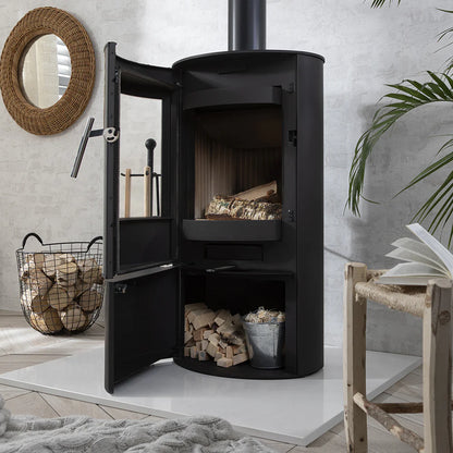 Arada Lagom Black Steel (Series 2) Wood Burning Stove